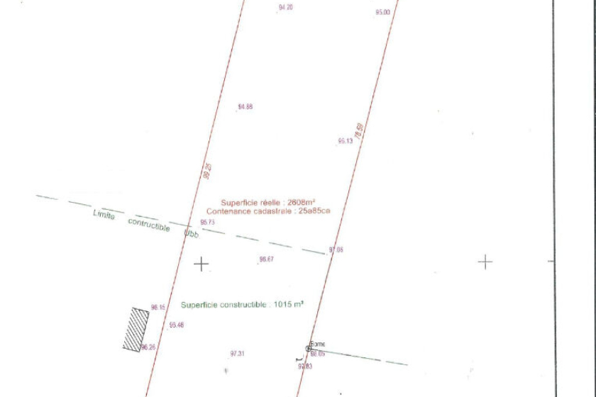 Terrain constructible 2608 m². Lanouée - Photo 6